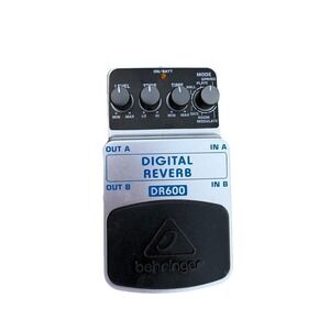 Behringer DR600 Digital Reverb Guitar Effects Pedal for Electric Guitar